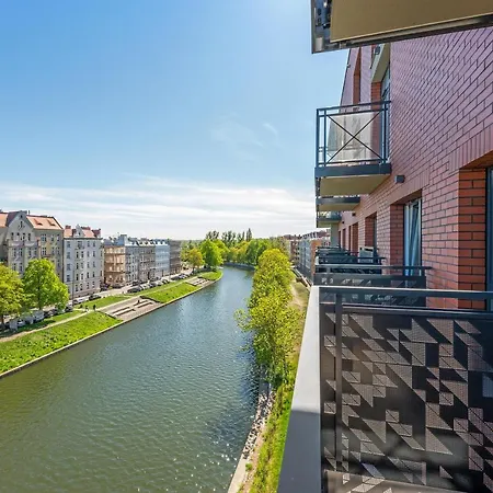 Dwie Motlawy Riverside & City Center By Downtown Apartments Danzig Exterior foto