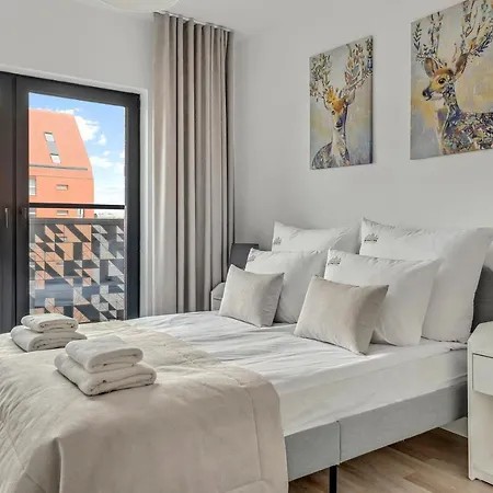 Dwie Motlawy Riverside & City Center By Downtown Apartments Danzig Exterior foto