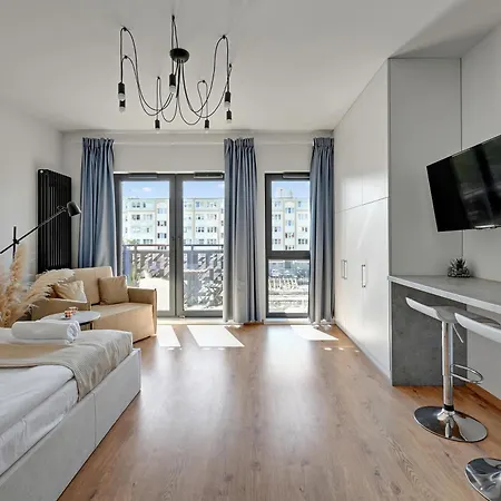 Dwie Motlawy Riverside & City Center By Downtown Apartments Danzig Zimmer foto